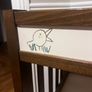 Wooden Baby Changing Unit with Shelves with Changing Mat Image 4
