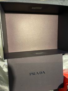 Prada Versace plein shoes box