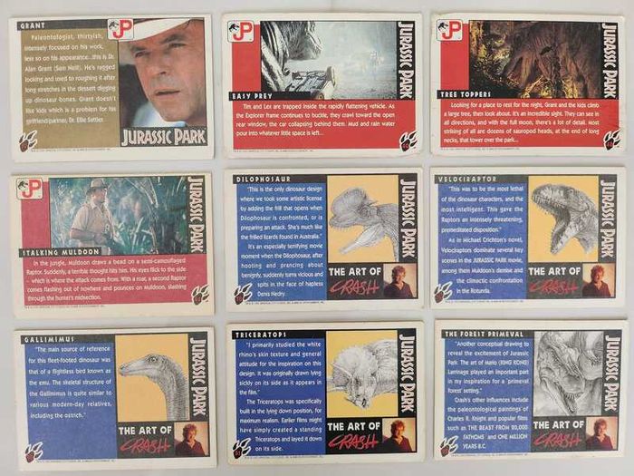 Jurassic Park cards