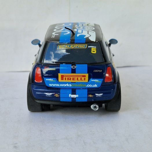 Scalextric Mini Cooper #5 Slot Car   - Street touring C3563