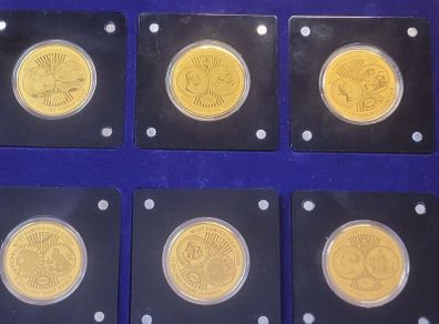 Niger 100 francs 2021-2022, 24ct Gold (.999) Coins