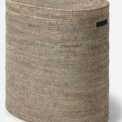 Made.com Hadid oval double laundry basket