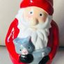 Ceramic Santa decoration Image 2