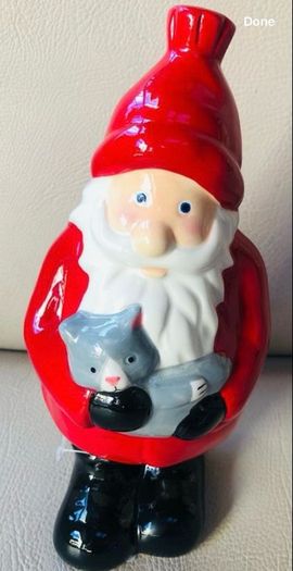 Ceramic Santa decoration
