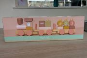 Little Dutch Wooden Block Train - Pink