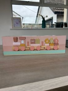 Little Dutch Wooden Block Train - Pink