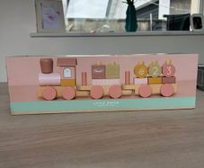 Little Dutch Wooden Block Train - Pink