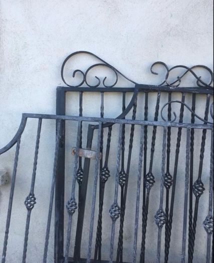 Wrought iron gates