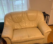 leather sofa