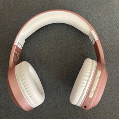 pink wireless bluetooth headphones
