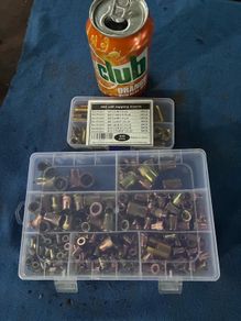 2 boxes threaded inserts