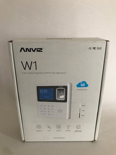 Anviz W1 Color Screen Fingerprint Time Attendance Machine