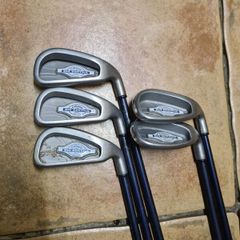 Callaway Big Bertha X-12 Irons 3 4 5 Iron Sand Pitching Wedge Rch 99 Firm Flex Graphite Shaft