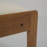 Vintage Studio Donegal Tweed and Oak Stool, 1960s. Image 8