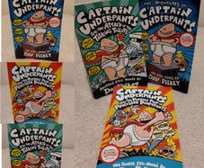 Captain Underpants Books by Dav Pilkey