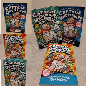 Captain Underpants Books by Dav Pilkey