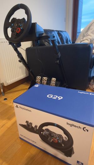 Logitech G29 + Pedals + Stand , Like New