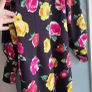 SOZI Garden Party floral on black dress Sz L (Fit 10-12 UK) - Rrp 199 (New) Image 7