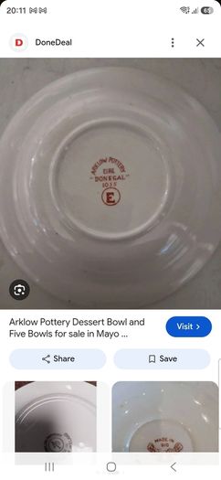 five dessert bowls