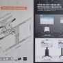TV Mount Bracket Tilt Swivel Full Motion 45-80" Image 2