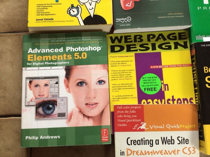 7 Graphic Design books selling as a lot