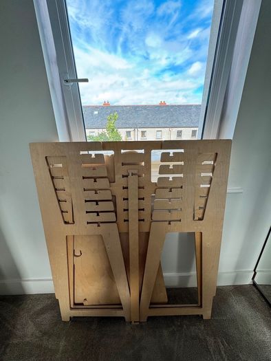 Wood Adjustable Desk Sit/Stand Flying Elephant (Irish brand)