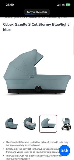 Cybex Gazelle bassinet