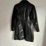 Women's Vintage Black Leather Jacket Image 3