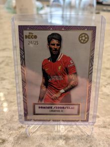 Dominik Szobozlai Liverpool FC Topps Deco /25