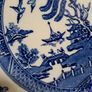 Antique Blue Willow Side Plate 1850 to 1890 Image 3