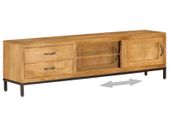 TV Cabinet Solid Mango Wood 140x30x40 cm