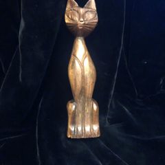1960's Handcarved Cat