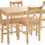 Dining Table and 4 Chairs Set | Dining Table Kitchen Set | Kitchen Table and Chairs Set 4 | Pine Table and Chairs Set 4 | Dining Table and Chairs Set 4 | Dining Room Sets Image 2