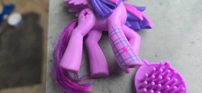 4inch Princess Twilight Sparkle and Brush from the Equestria Girls doll set MLP G4 My Little Pony 2013