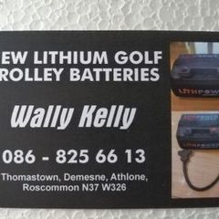 Golf trolley batteries