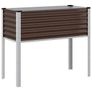 Garden Planter Brown 100x45x90 cm Steel Image 3