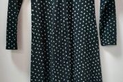 vintage midi dress long sleeves