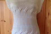 SAVIDA Cream Knitted Top