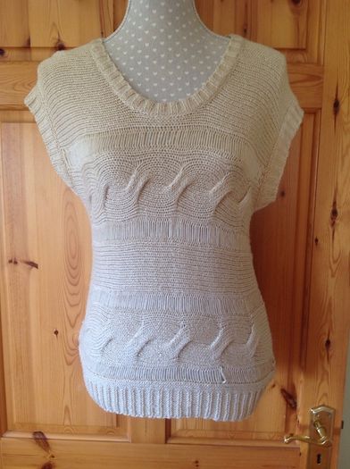 SAVIDA Cream Knitted Top