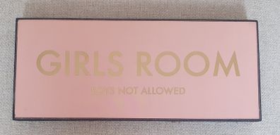 Girls room door sign