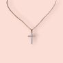 Cross Design Zircon  Necklace Image 2