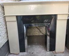 Marble Fireplace Mantle Like New