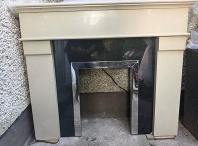 Marble Fireplace Mantle Like New