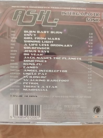 Ash 2CD  - Intergalactic Sonic 7"s