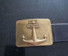 Ralph Lauren brass buckle belt