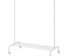 Clothes rack, white