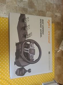 V9 Gen 2 Gaming Racing Wheel, 6+R Shifter and Hall Effect Pedals
