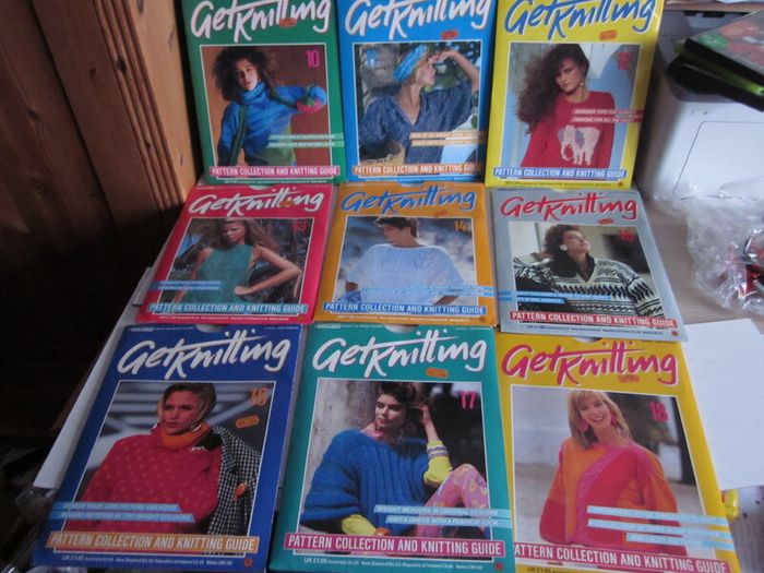 Marshall Cavandish Vintage 1980's Get Knitting Patterns X312
