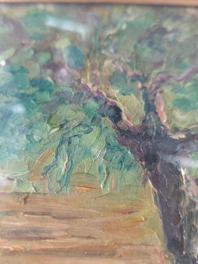 Original oil landscape
