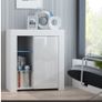 Modern Sideboard with LED lights LED Console Cabinet Living Room High Gloss Sideboard Image 6